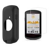 Kit Pelicula + Case Capa Silicone Para Gps Garmin Edge 1040