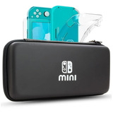 Kit Película Case Transparente Estojo Nintendo