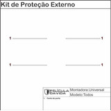Kit Película Proteção Ppf Batente Canto De Porta Ppf Brilho