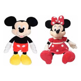 Kit Pelúcia Grande Mickey Minnie Mouse 50cm Frete Grátis