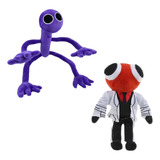 Kit Pelúcia Rainbow Friends Roblox Boneco Red Roxo Purple