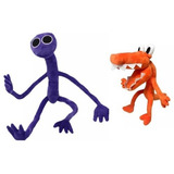Kit Pelúcia Rainbow Friends Roblox Roxo Purple Orange