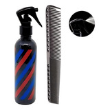 Kit Pente De Carbono Umi Borrifador Pulverizador Barbearia