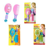 Kit Pente E Escova Infantil Bebê Menino Menina Nuby Cor Verde