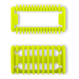 Kit Pente Para Oneblade Fa Philips Rosto E Corpo 2 Peças 
