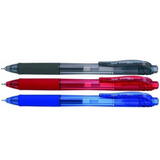 Kit Pentel Retrátil Energel 0 5 Bln105 Preta Azul Vermelha