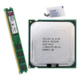 Kit Pentium Dual Core E6700 3.2ghz + Memória Ddr2 800mhz 2gb