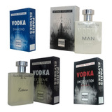 Kit Perfume Vodka Diamond + Vodka Man + Vodka Limited + Vodka Extreme Masculino 100ml
