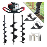 Kit Perfurador Com Brocas Anmax 52cc 2hp Para Campos Rurais