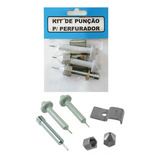Kit Perfurador Placa Circuito Suetoku Kpc 3 Punção 1 Matriz Cor Cinza Forma Da Perfuração Círculo