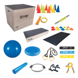 Kit Personal Trainer 25 Itens kit Funcional Strongfit