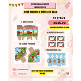 Kit Personalizado Pegue E Monte 30 Itens