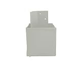 Kit Pés 8und Para Guarda Roupa Rack Multiuso Guarda Roupa Moveis Em Geral Acompanha Parafuso Branco
