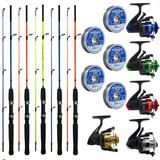 Kit Pesca 5 Varas 1 20m