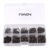 Kit Pesca Anzol Chinu Aço Carbono 600 Unidades Caixa 3 A 12