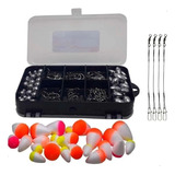 Kit Pesca Esportiva Estojo Anzol Girador Emp 131 Fishing Spo