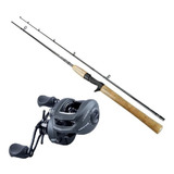 Kit Pesca Vara Albatroz Pro Staff 1 68m Carretilha 12 Rol 