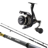 Kit Pesca Vara Shimano Fx Rápida Molinete 13 Rolamentos