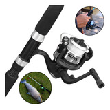 Kit Pescaria Iniciantes Vara De Pesca 1 50m Com Molinete E Linha Pronto Para Pescar Cor Prata Fazzus Fishing