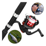 Kit Pescaria Iniciantes Vara De Pesca 1 50m E Molinete Com Linha Pronto Para Pescar Cor Vermelho Fazzus Fishing Manddi 200