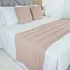Kit Peseira Cama Casal King Trico Manta +2 Capas Almofadas