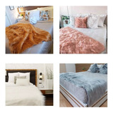 Kit Peseira Pelo Alto Cama Queen 2 Almofadas 2m X 50cm