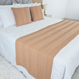 Kit Peseira Tricot Cama