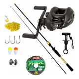 Kit Pesqueiro Carretilha Sumax