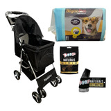 Kit Pet Carrinho De Passeio   Tapete Higiênico   Mastigáveis