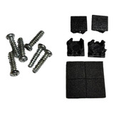 Kit Pezinhos Pés Parafusos Carcaça Baixo Ps2 Slim Novo