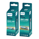 Kit Philips 40 Pilhas