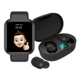 Kit Phone Bluetooth Fone Com Microfone + Smartwatch Watch N