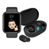 Kit Phone Bluetooth Fone Com Microfone + Smartwatch Watch N