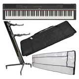 Kit Piano Digital Preto 88 Teclas