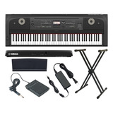 Kit Piano Digital Yamaha Dgx-670 Bluetooth Usb 88 Teclas Nfe