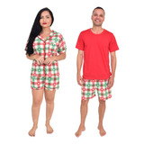 Kit Pijama Casal Malha