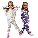 Kit Pijama Soft Inverno Infantil Menina Com Punhos   4 Peças Tamanho 6 Cor Sortido