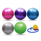 Kit Pilates Com 3 Bolas Suíças Yoga Gym Ball 55cm Bombas