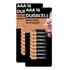 Kit Pilha Alcalina Aaa Com 16 Unidades 2 Cartelas - Duracell