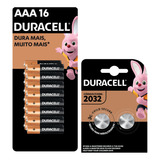 Kit Pilha Duracell Aaa