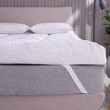 Kit Pillow Top Cama Queen Size Mais 2 Travesseiros Silicone