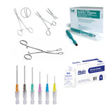 Kit Pinça Foerster E Mosquito Colocação De Piercing 66 Pçs