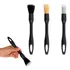 Kit Pincéis Para Detalhamento Automotivo Jex Pda-001, 3 Pincéis Com Cerdas Diferenciadas, Limpeza De Interior, Exterior, Estetica Altomotiv, Saídas De Ar, Design Ergonômico, Alta Performance, Lava Car