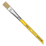 Kit Pincel Chato Ref 815 Pintura Artesanato Tigre N 10 C 12