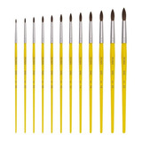 Kit Pincel Detalhamento Artesanato