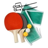 Kit Ping Pong 2 Raquetes 3 Bolas Tênis Rede Suporte Completo