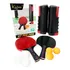 Kit Ping Pong Profissional 2 Raquetes Rede Retrátil 6 Bolas