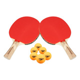 Kit Ping Pong Speedo Icebreaker 2 Raquetes 6 Bolinhas