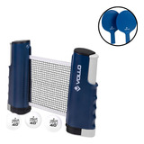 Kit Ping Pong Tênis De Mesa Raquete Bolinha E Rede Vollo