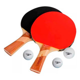 Kit Ping Pong Tênis De Mesa Speedo 2 Raquetes   3 Bolas
